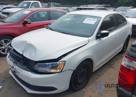 2012 Volkswagen Jetta 2.0L S z USA, uszkodzony, nr VIN 3VW2K7AJ0CM348706